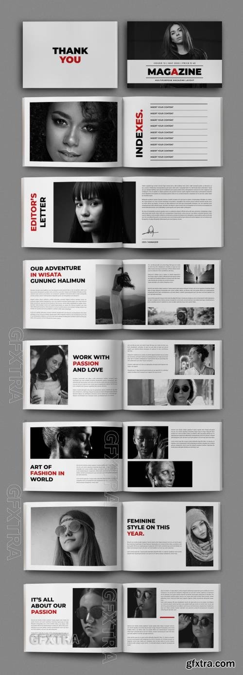 Magazine Template 722994602