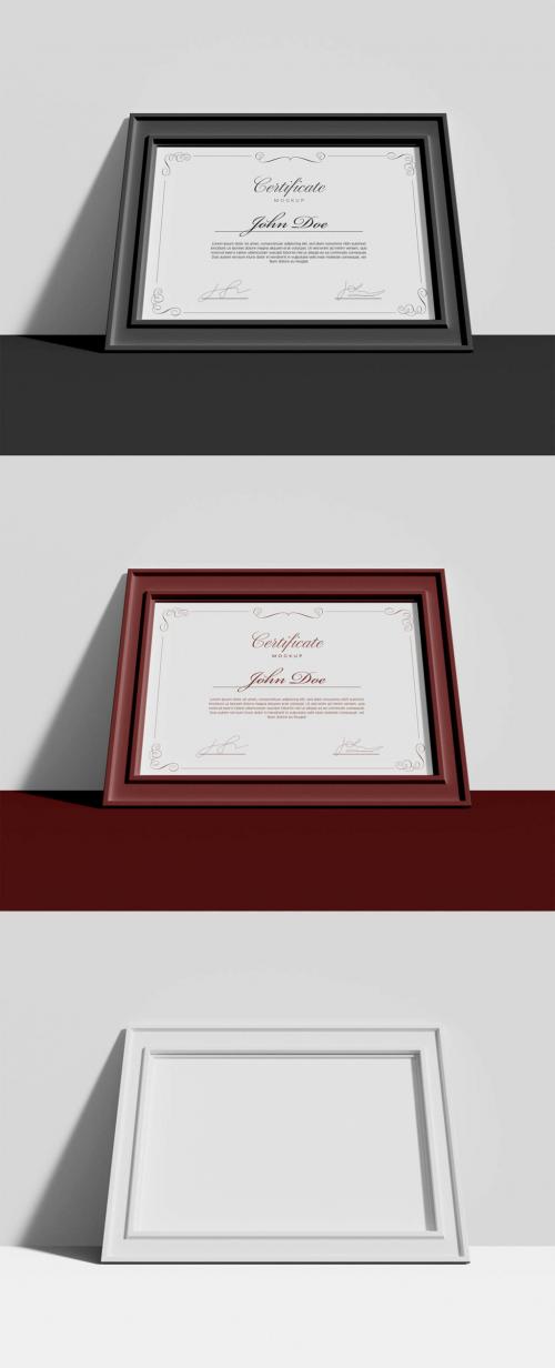 Certificate Mockup