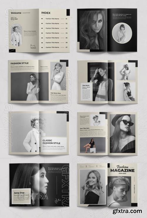 Fashion Magazine Layout 721821184