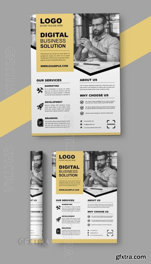 Business Flyer Design Template 721820130