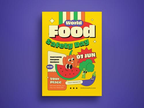 World Food Safety Day Flyer Layout