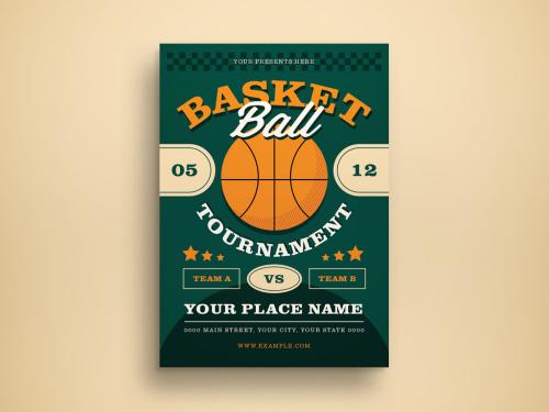 Basketball Tournament Flyer Layout