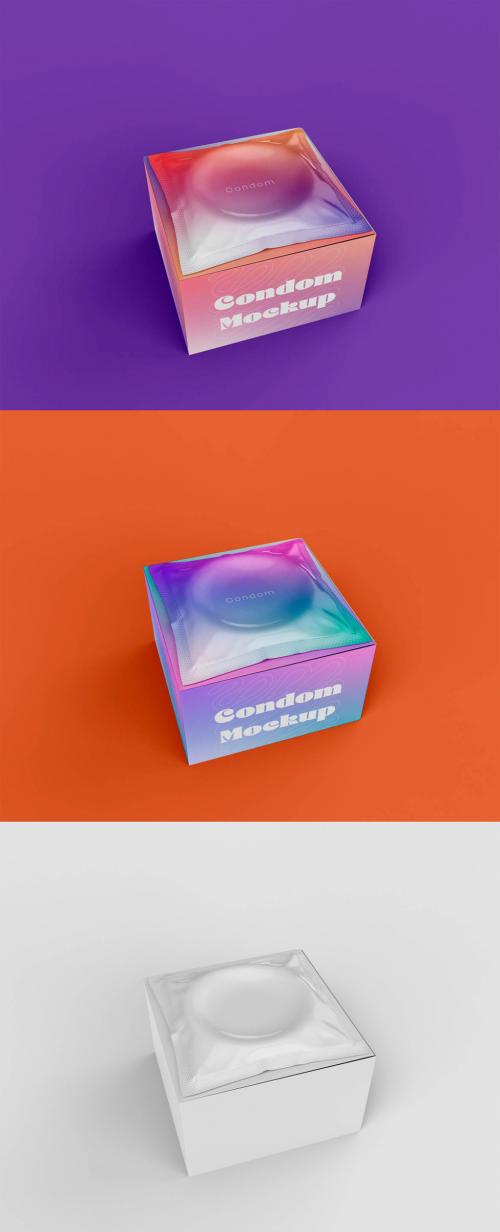 Condom Box Mockup