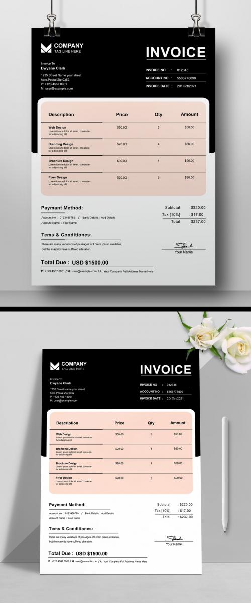 Invoice Design Layout