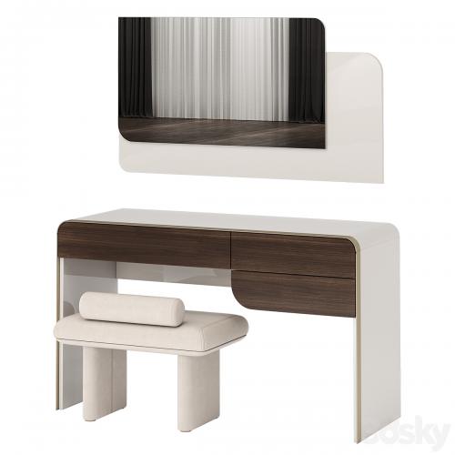 Turri SOUL Dressing Table with ZERO Pouf