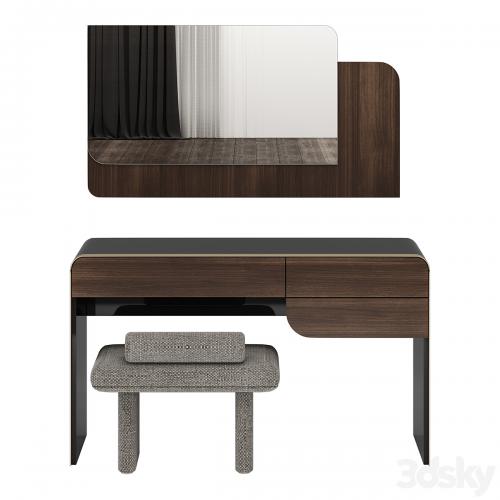 Turri SOUL Dressing Table with ZERO Pouf