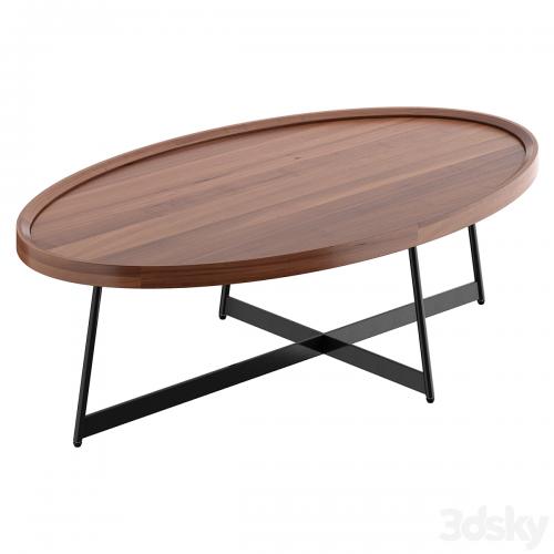 Nordic living room solid wood coffee table