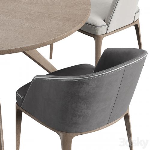 Pace Loom Chair ROLF BENZ 965 Table