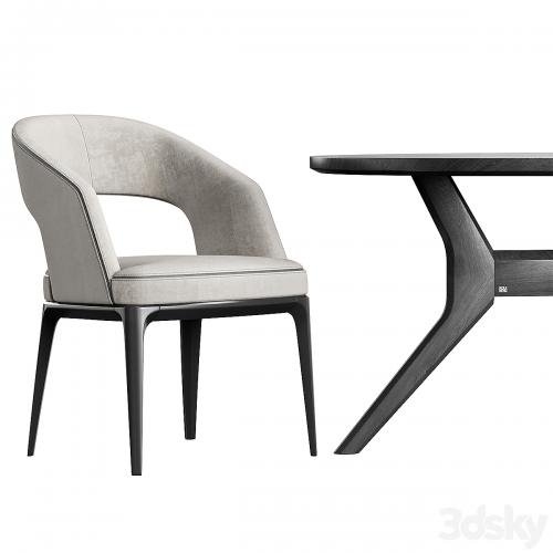 Pace Loom Chair ROLF BENZ 965 Table