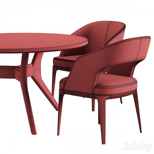 Pace Loom Chair ROLF BENZ 965 Table