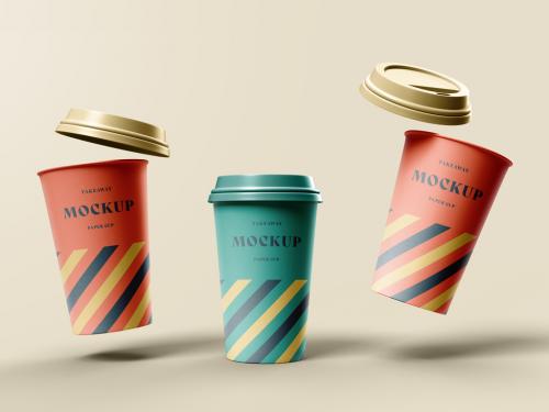 Take Away Paper Coffee Cup Mockup