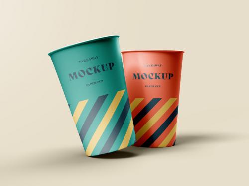 Take Away Paper Coffee Cup Mockup