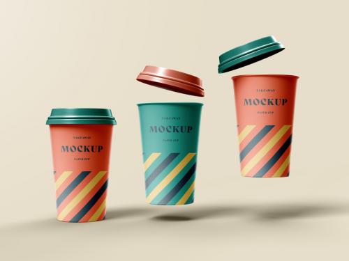 Take Away Paper Coffee Cup Mockup