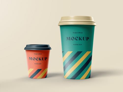 Take Away Paper Coffee Cup Mockup