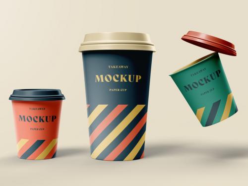 Take Away Paper Coffee Cup Mockup