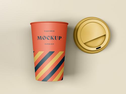 Take Away Paper Coffee Cup Mockup