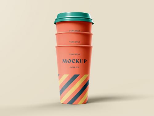 Take Away Paper Coffee Cup Mockup