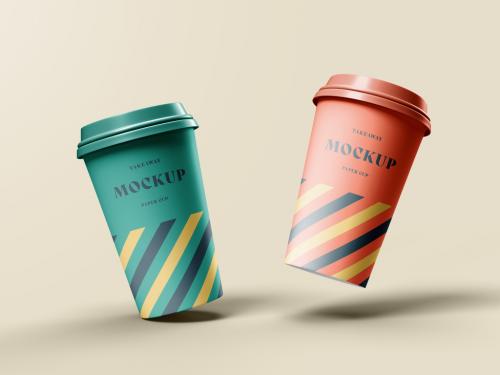 Take Away Paper Coffee Cup Mockup