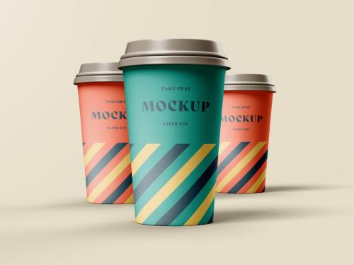 Take Away Paper Coffee Cup Mockup