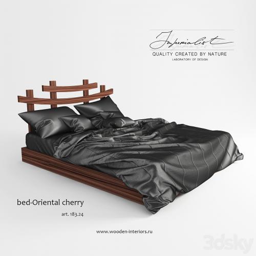 Bed-Oriental cherry