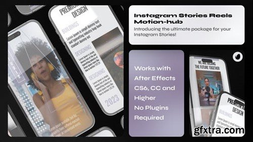 Videohive Black White Instagram Stories 51749517