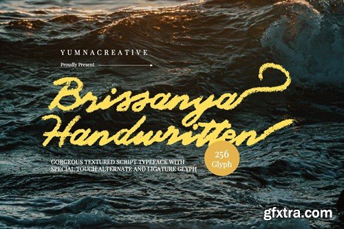 Brissanya - Textured Brush Font PALYKEQ