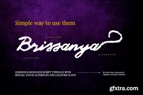 Brissanya - Textured Brush Font PALYKEQ