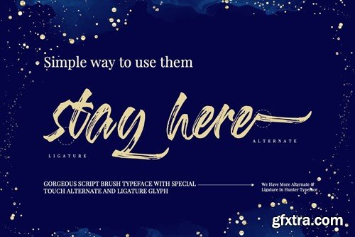 Gistera - Script Brush Font 2XUG6RP