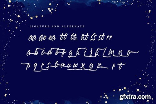 Gistera - Script Brush Font 2XUG6RP