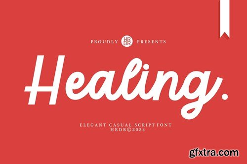 Healing - Modern Casual Script Font RBB5BSQ