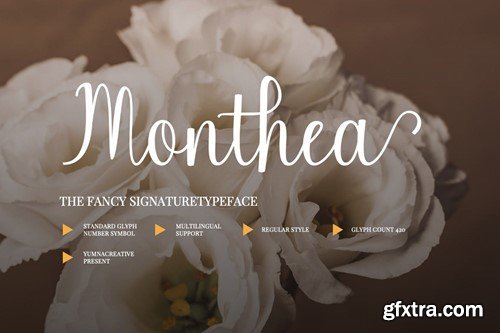 Monthea - Fancy SIgnature Font CZU5DAY