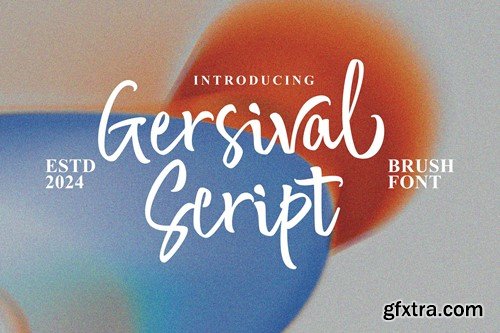 Gersival - Bold Script Logotype MKWUDLC