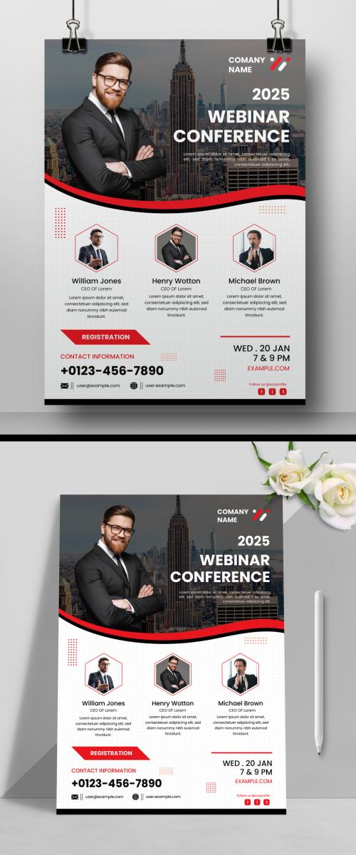 Business Conference Flyer Layout