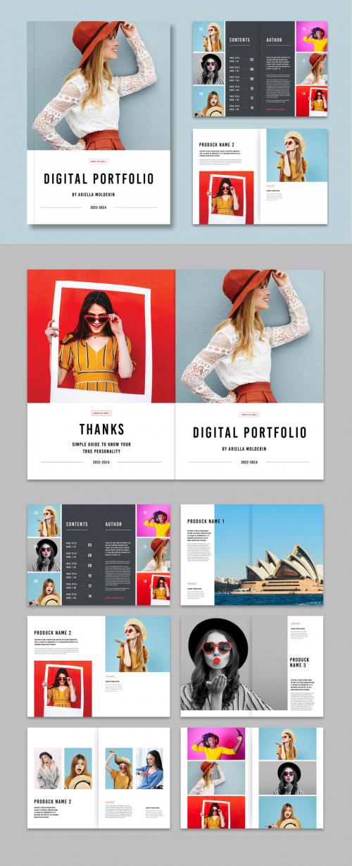 Digital Portfolio Layout