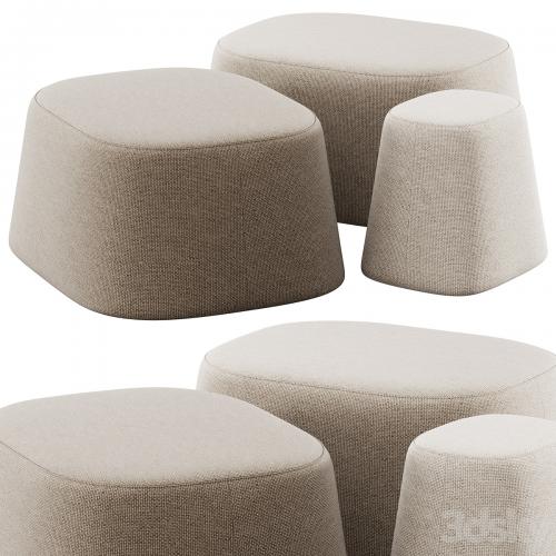 Poufs Float by Tacchini