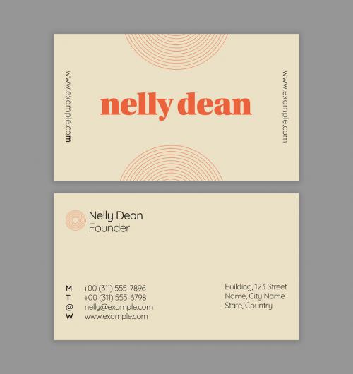 Modern Business Card Layout