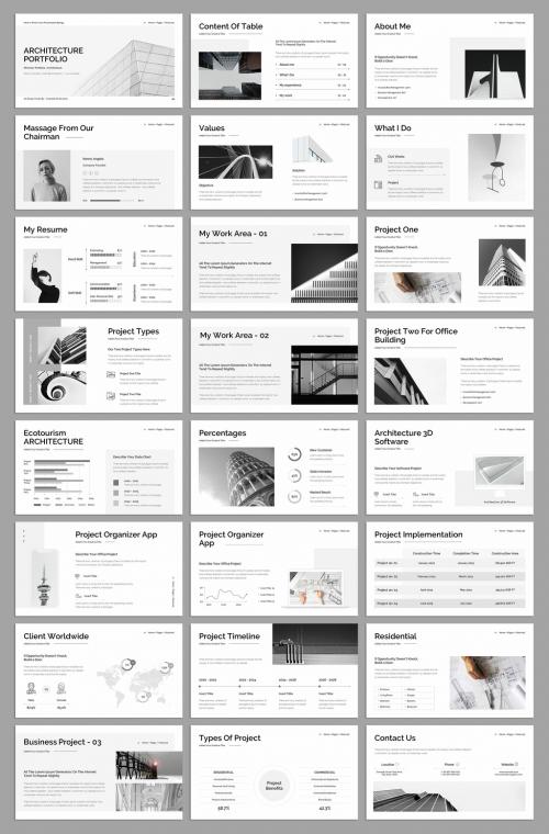 Architecture Portfolio Presentation Layout