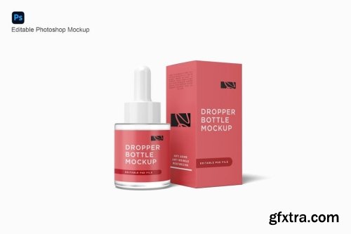 Dropper Bottle Mockup Collections 15xPSD