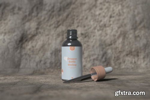 Dropper Bottle Mockup Collections 15xPSD