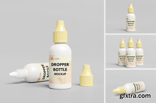 Dropper Bottle Mockup Collections 15xPSD