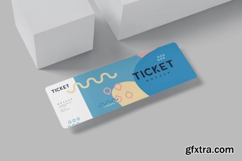 Boarding Pass Mockup Collections 14xPSD