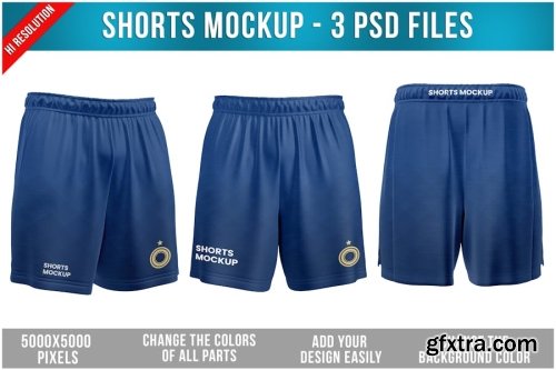 Mens Sports Shorts Mockup Collections 13xPSD