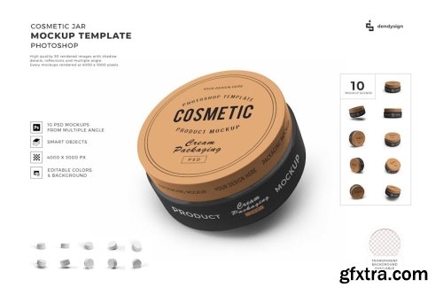 Jar And Box Mockup Collections 14xPSD