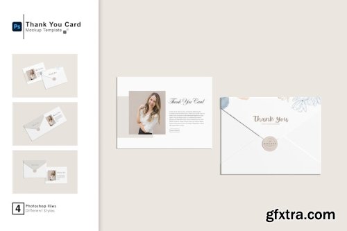 Envelope And Card Mockup Collections 15xPSD