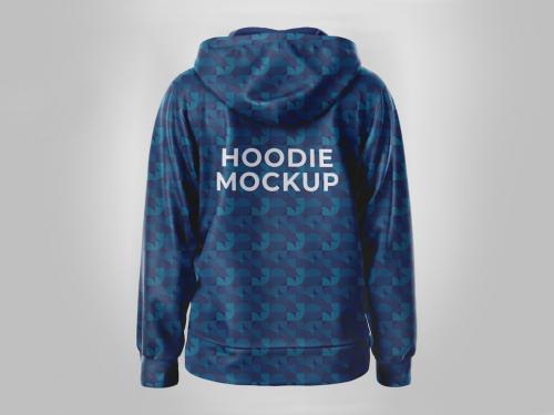 Hoodie Mockup Back View