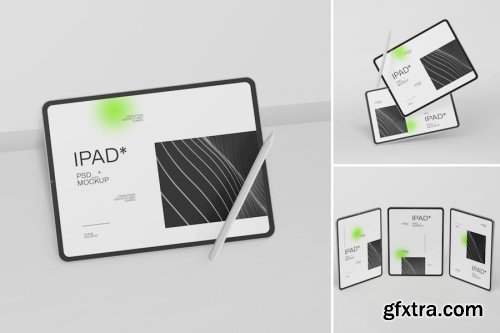 Minimal iPad Mockups Collections 14xPSD