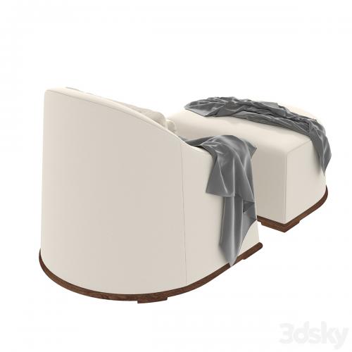 Dmitriy co Milano Lounge Chair Pouf