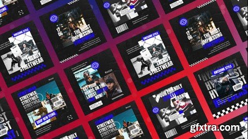 Videohive Action Powerful Streetwear Posts 51785771