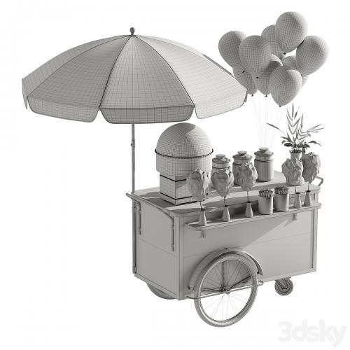 Cotton candy cart