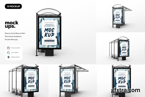 Exterior Advertising Mockup Collections #11 14xPSD